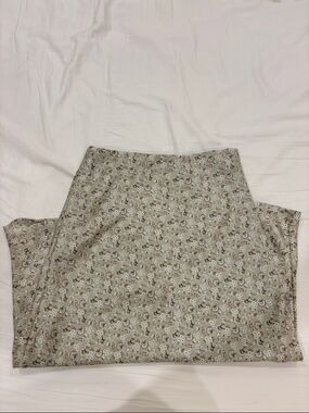 Floral Maxi Skirt in Sage Green